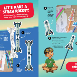Lab: Straw Rocket Printable & Flight Log